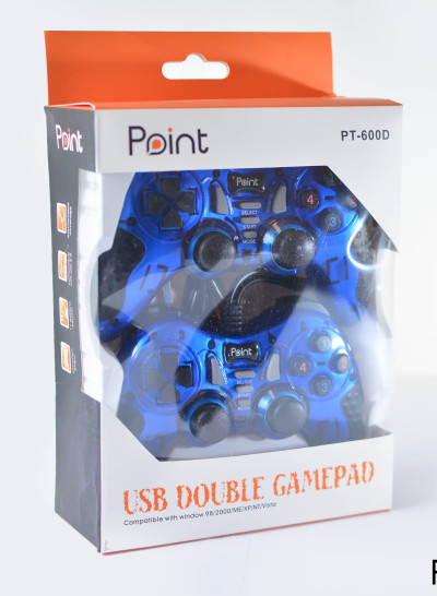 Point Game Pad Turbo Double USB 2.0 for PC/Laptop - PT-600D