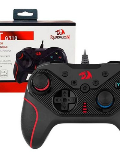 Redragon G710 RIFT Wired Gaming Controller – Dual Vibration Motors