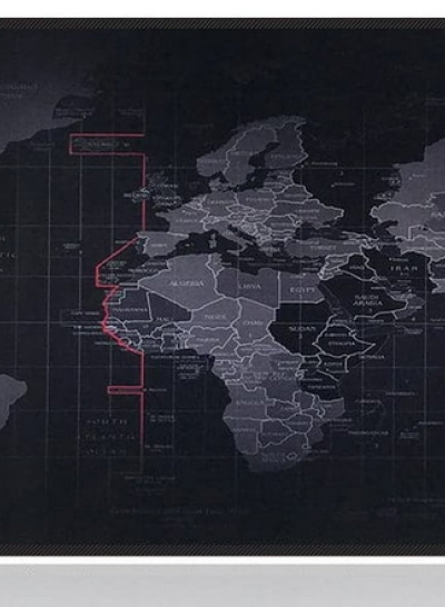 World Map Gaming Mouse Pad - 30X80 CM 