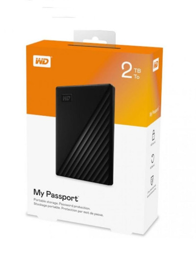 Western Digital My Passport USB 3.2 Hard Disk Drive 2 TB