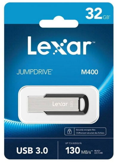 Lexar M400 32GB USB 3.0 Flash Drive	