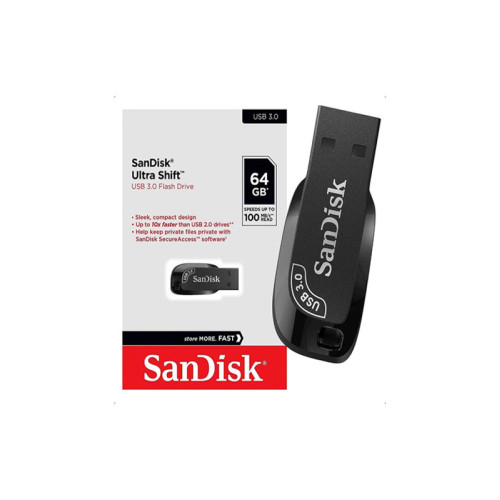 SanDisk 64GB Ultra Shift USB 3.0 100Mb/s Flash Drive
