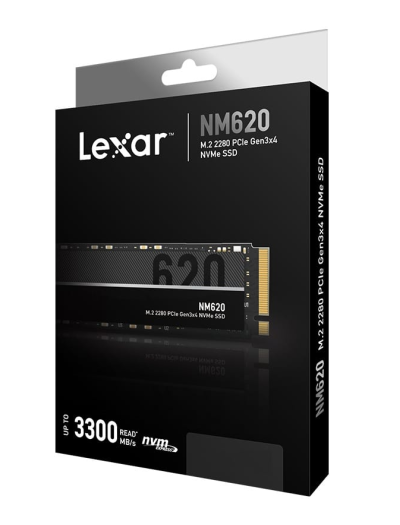Lexar NM620 M.2 NVMe SSD 1TB Up To 3300MB/s Read, 1300MB/s Write