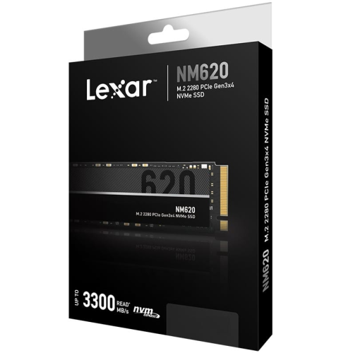 Lexar NM620 M.2 NVMe SSD 512GB Up To 3300MB/s Read, 1300MB/s Write