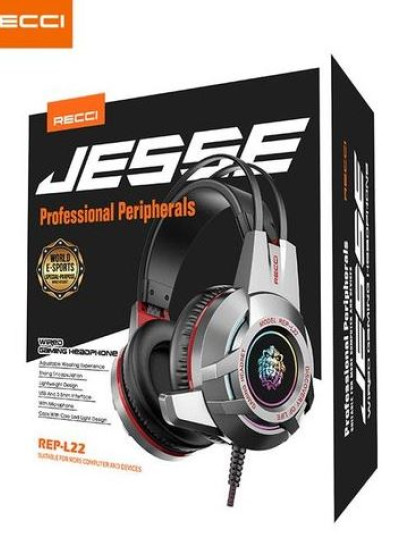 Recci REP-L22 Jesse Gaming RGB Headset