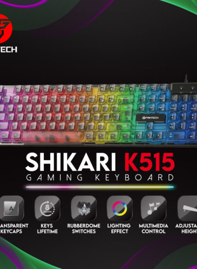  FANTECH SHIKARI K515 Membrane Gaming USB Keyboard