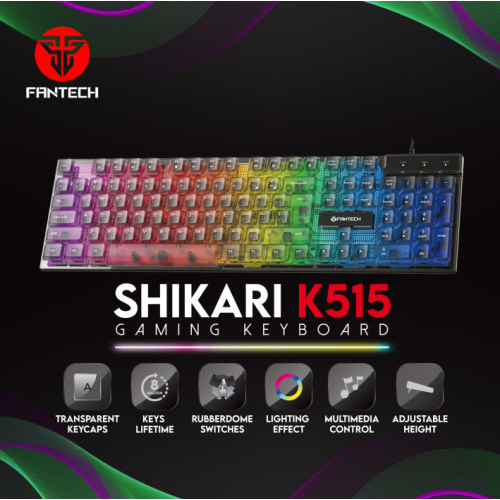 FANTECH SHIKARI K515 Membrane Gaming USB Keyboard