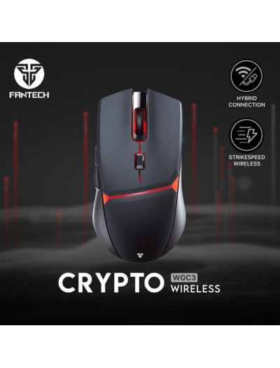 Fantech Crypto WGC3 Wireless Mouse Gaming Rechargeable Dual Mode