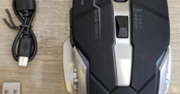 Crash 2.4G Gaming Rechargeable Wireless Mouse - Crash 2.4G Gaming