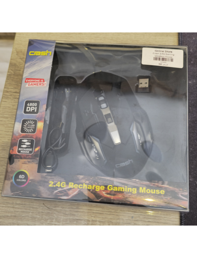Crash 2.4G Gaming Rechargeable Wireless Mouse	