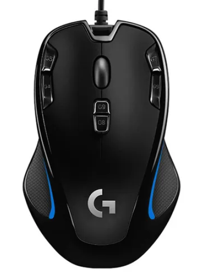 Logitech G300s Wired Gaming Mouse, 2,500 DPI, RGB, Lightweight