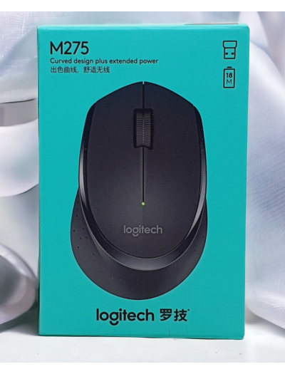  Logitech M275 Wireless USB Mouse (Black) 