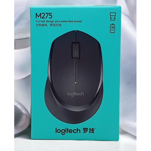 Logitech M275 Wireless USB Mouse (Black)