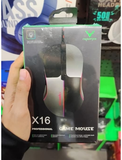 Chiropter X16 Gaming Mouse With Rgb Light & 6d Buttons