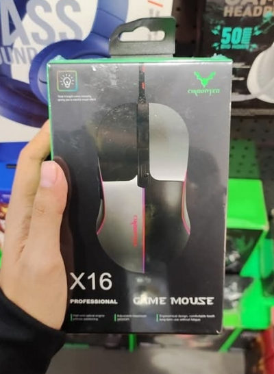 Chiropter X16 Gaming Mouse With Rgb Light & 6d Buttons