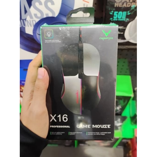 Chiropter X16 Gaming Mouse With Rgb Light & 6d Buttons