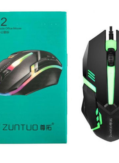 ZUNTUO M12 RGB Wired Office Mouse