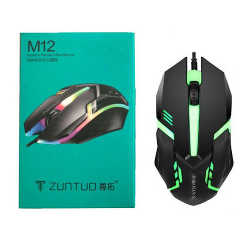 ZUNTUO M12 RGB Wired Office Mouse
