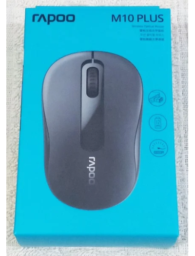 Rapoo M10 Plus Wireless Optical Mouse - Black