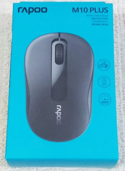 Rapoo M10 Plus Wireless Optical Mouse - Black
