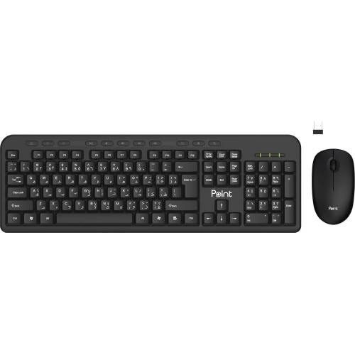 POINT PT-805 Combo Wireless Keyboard & Mouse for Gaming - Black