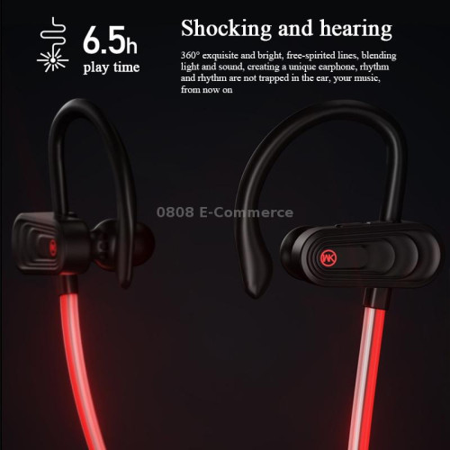 WEKOME (WK) Pulse laser Wireless In-ear. Hands-free calling with HD voice. 1.5-hour charge provides 18-hour playing time