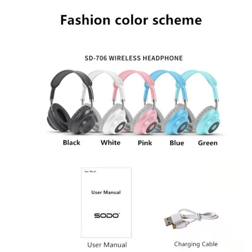 Sodo 706 Bluetooth Headphone
