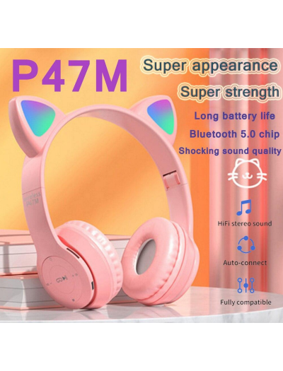 Kitty P47m Led Stereo Bluetooth Headphone