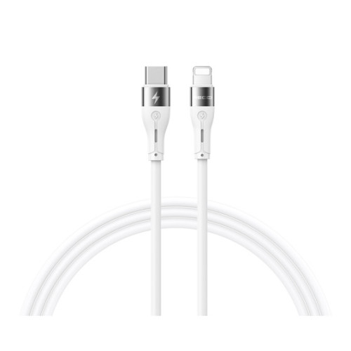 RECCI RS11CL PD20W TYPE-C TO LIGHTNING SILICONE CABLE 1M