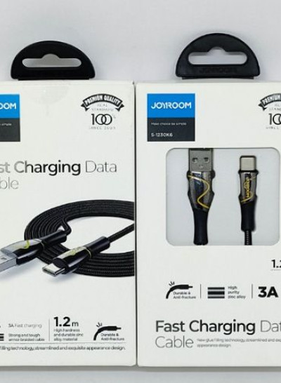 JoyRoom S-1230K6 USB To Type-C 3A Fast Charging Cable 1.2M 