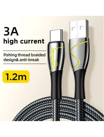 JoyRoom S-1230K6 USB To Type-C 3A Fast Charging Cable 1.2M 