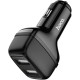 HOCO Z36 Dual Port Fast Car Charger - Black