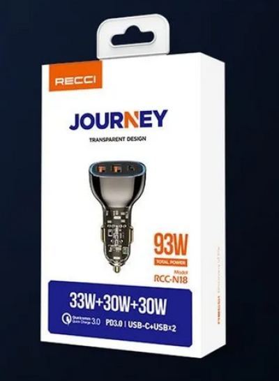 Recci RCC-N18 Car Charger 93W