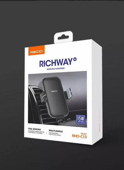 Recci RichWay RHO-C13 Wireless Charging 15W Car Holder 