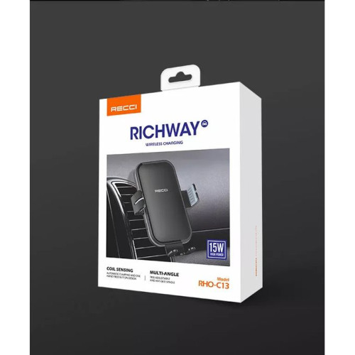 Recci RichWay RHO-C13 Wireless Charging 15W Car Holder