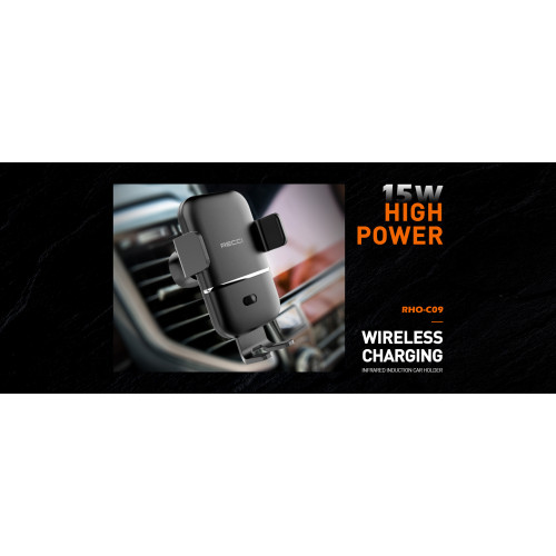 Recci RichWay RHO-C09 Wireless Charging 15W Car Holder