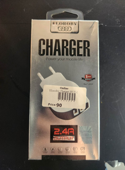 Eloroby HUT-2 Wall Charger Type-C Cable 2.4A Fast Charging