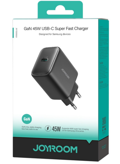 JoyRoom TCG13EU 45W GaN CHARGER Fast Charger