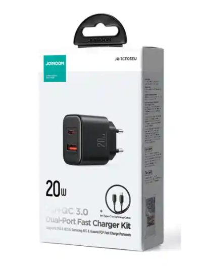 JOYROOM TCF05EU PD 20W Charger + Cable C To C 1m  