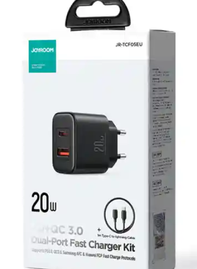 JOYROOM TCF05EU PD 20W Charger + Cable C To C 1m  