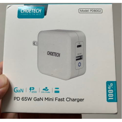 CHOETECH PD8002 65W GaN Mini Fast Charger