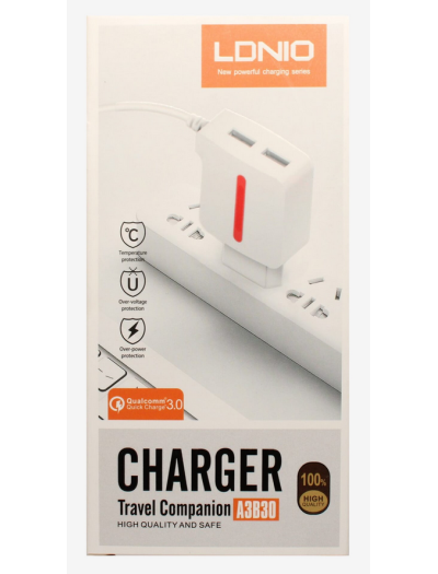 Ldno A3B30 Micro Full Charger 2 USB