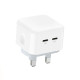 RECCI RC36 35W PD3.0 Dual Type-C Port Wall Charger (UK Plug)