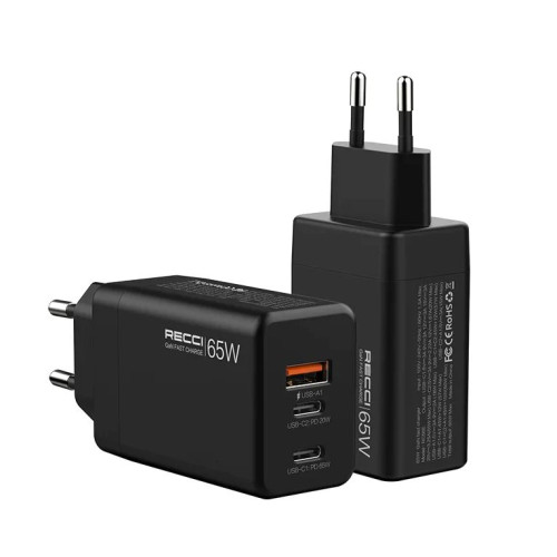 Recci RC56E Smart Charger 65W Dual Ports PD+PPS