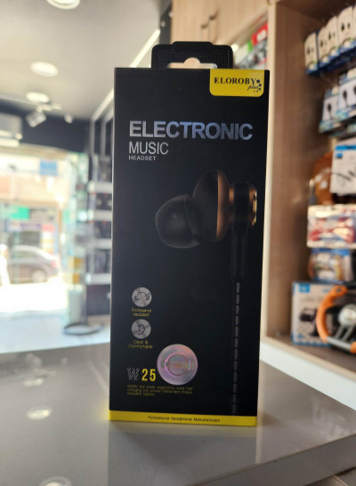 Eloroby W25 Electronic Music & Gaming Hi-Bass Earphone