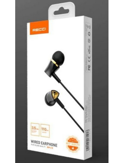 Recci Wired Earphone REP-L10 3.5mm	
