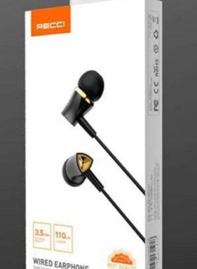 Recci Wired Earphone REP-L10 3.5mm	