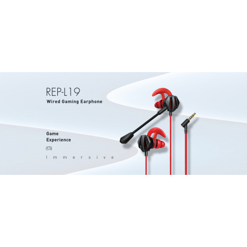 Recci REP-L19 Jack In-Ear Heavy Bass Sound Headset For Gaming Mobile Phones