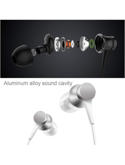 Xiaomi Piston In-Ear Earphone Basic With Built-in Microphone And Silicone Ear