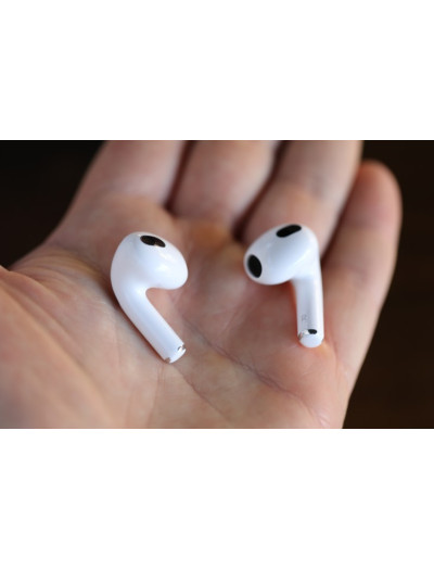 AirPods 3 Semi Original In-Ear Bluetooth Smart Touch Wireless Headset - White 